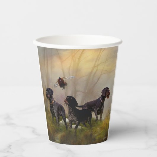 German Wirehaire Pointer Papieren Bekers (Voorkant)