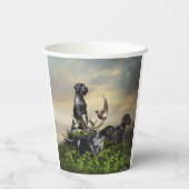 German Wirehaire Pointer Papieren Bekers (Achterkant)