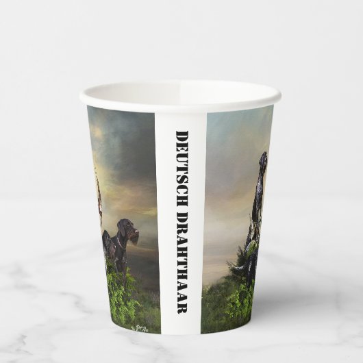 German Wirehaire Pointer Papieren Bekers (Links)