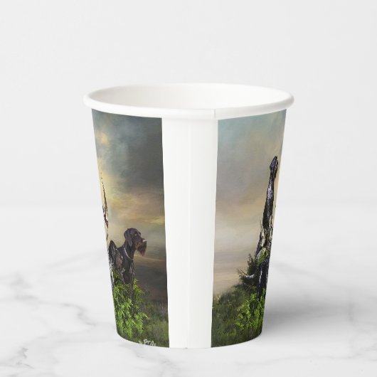 German Wirehaire Pointer Papieren Bekers (Rechts)