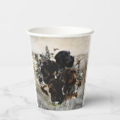 German Wirehaire Pointer Papieren Bekers (Achterkant)