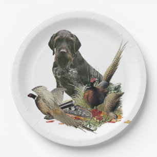 German Wirehaire Pointer Papieren Bordje