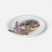 German Wirehaire Pointer Papieren Bordje (Gekanteld)