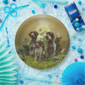 German Wirehaire Pointer Papieren Bordje (Feest)
