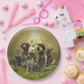 German Wirehaire Pointer Papieren Bordje (Feest)