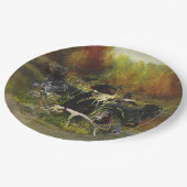 German Wirehaire Pointer Papieren Bordje (Gekanteld)