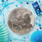 German Wirehaire Pointer Papieren Bordje (Feest)