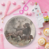 German Wirehaire Pointer Papieren Bordje (Feest)