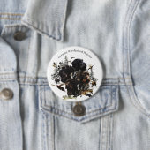 German Wirehaire Pointer Ronde Button 7,6 Cm (In situ)