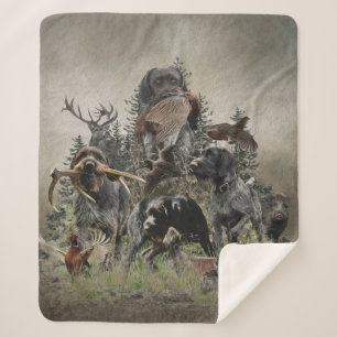 German Wirehaire Pointer Sherpa Deken