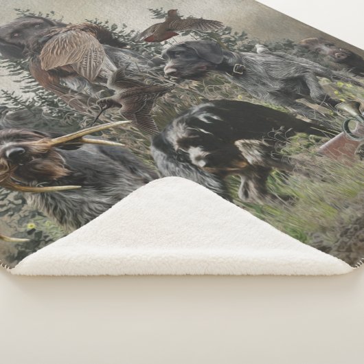 German Wirehaire Pointer Sherpa Deken (3/4)