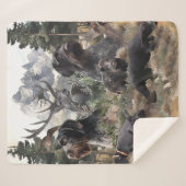 German Wirehaire Pointer Sherpa Deken (Voorkant (horizontaal))