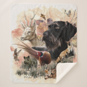 German Wirehaire Pointer Sherpa Deken