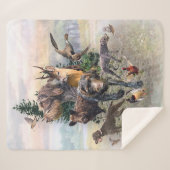 German Wirehaire Pointer Sherpa Deken (Voorkant (horizontaal))