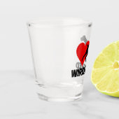 German Wirehaire Pointer Shot Glas (Links)
