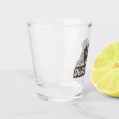 German Wirehaire Pointer Shot Glas (Links)