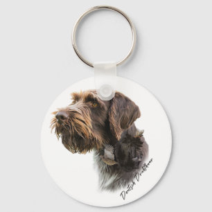 German Wirehaire Pointer Sleutelhanger