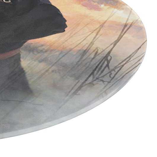 German Wirehaire Pointer Snijplank (Hoek)