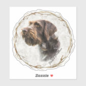 German Wirehaire Pointer Sticker (Vel)