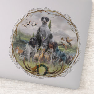 German Wirehaire Pointer Sticker