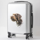 German Wirehaire Pointer Sticker (Koffer)