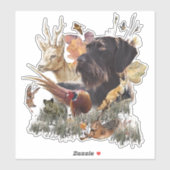 German Wirehaire Pointer Sticker (Vel)