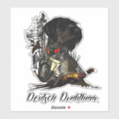 German Wirehaire Pointer Sticker (Vel)