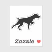 German Wirehaire Pointer Sticker (Vel)
