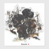 German Wirehaire Pointer Sticker (Vel)
