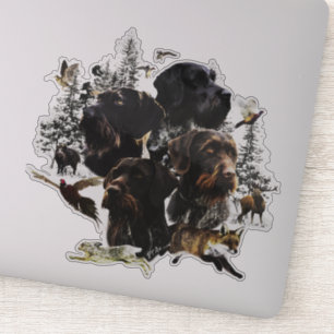 German Wirehaire Pointer Sticker