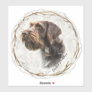 German Wirehaire Pointer Sticker