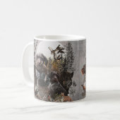 German Wirehaire Pointer Tapestry Gallery Wrap AC Koffiemok (Voorkant links)