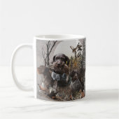 German Wirehaire Pointer Tapestry Gallery Wrap AC Koffiemok (Links)