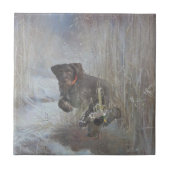 German Wirehaire Pointer Tegeltje (Voorkant)