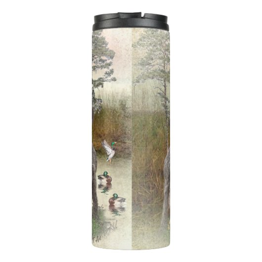 German Wirehaire Pointer Thermosbeker (Achterkant)