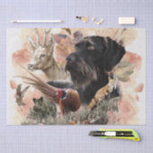 German Wirehaire Pointer Tissuepapier (Craft)
