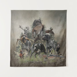 German Wirehaire Pointer Wandkleed