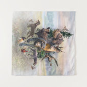 German Wirehaire Pointer Wandkleed (Voorkant (horizontaal))