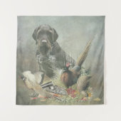 German Wirehaire Pointer Wandkleed (Voorkant)