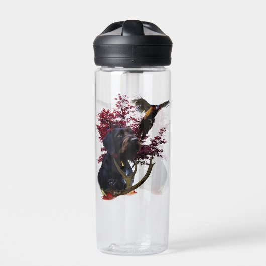 German Wirehaire Pointer Waterfles (Voorkant)