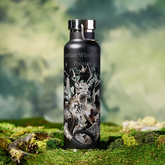 German Wirehaire Pointer Waterfles (Buiten)