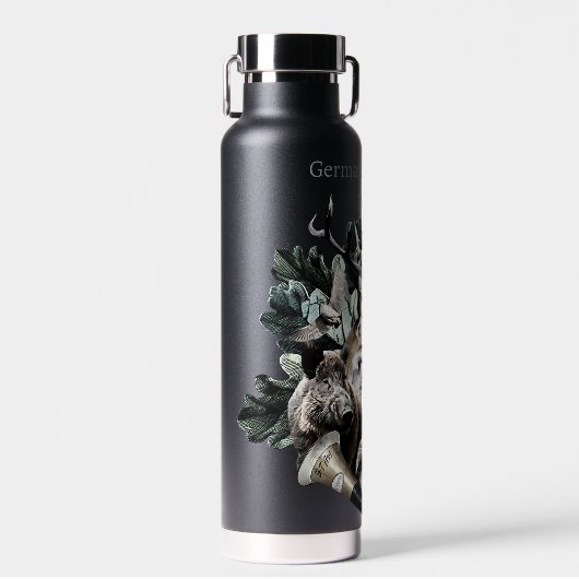 German Wirehaire Pointer Waterfles (Voorkant)