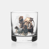 German Wirehaire Pointer Whisky Glas (Achterkant)