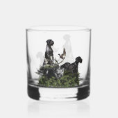German Wirehaire Pointer Whisky Glas (Achterkant)