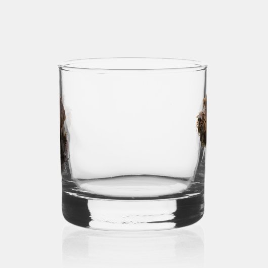 German Wirehaire Pointer Whisky Glas (Links)