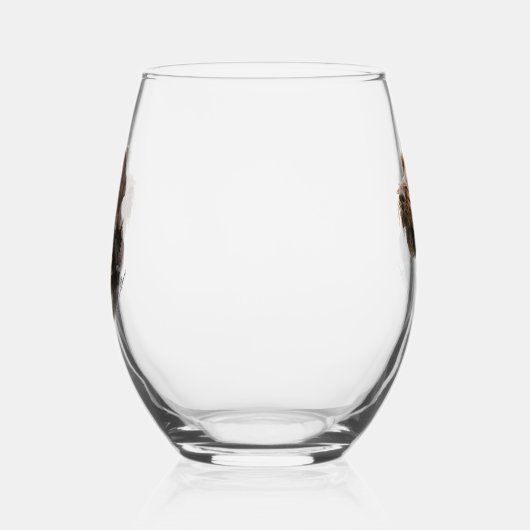 German Wirehaire Pointer Wijnglas Zonder Voet (Rechts)