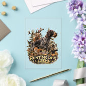 German Wirehaired Pointer Acryl Uitnodigingen (Insitu (Huwelijk))