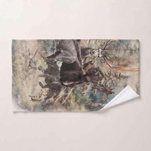 German Wirehaired Pointer Bad Handdoek (Handdoek)