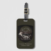 German Wirehaired Pointer  Bagagelabel (Voorkant (verticaal))