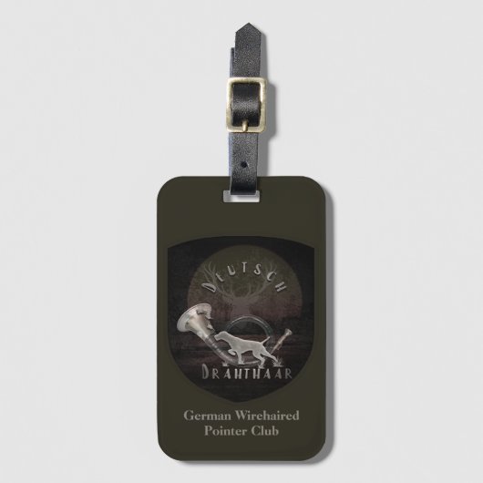 German Wirehaired Pointer  Bagagelabel (Voorkant (verticaal))